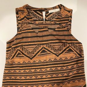 Patterned Tank Top